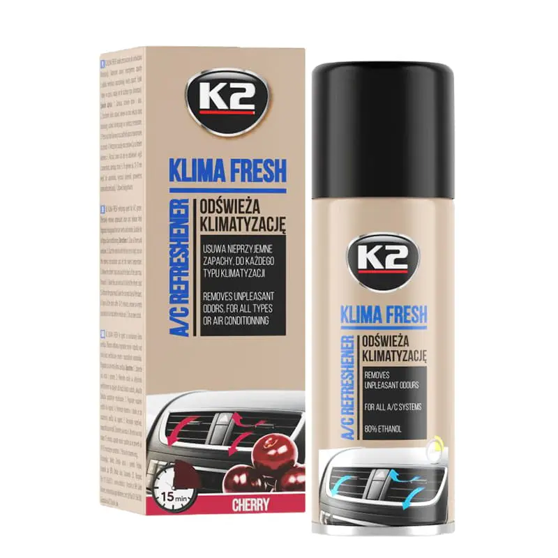 Bezpieczna płatność Aerozol do Klimatyzacji, Nawiewów K2 Fresh Cherry 150Ml K222CH