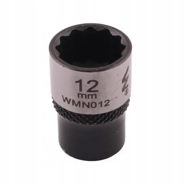 Nasadka dwunastokątna 1/4" 12 mm CrV50BV30 DIN 3124. Waryński WMN012 Wyjątkowa oferta
