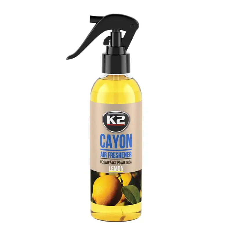 Ostatnie sztuki Odświeżacz Powietrza w Sprayu K2 Cayon Lemon 250Ml M117L