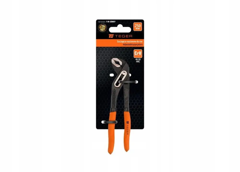 Szczypce nastawne do rur 180 mm TEGER T-W-SZB006 Ekspresowa dostawa