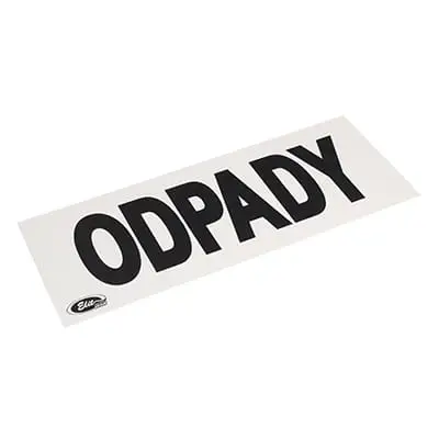 Rabat Tablica "Odpady" 120x300mm Magnes TO120x300