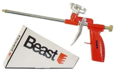 Hit cenowy Pistolet do Pianki Piany Montażowej Kleju Pianokleju Klejenia Styropianu Light Metalowy Beast Tools