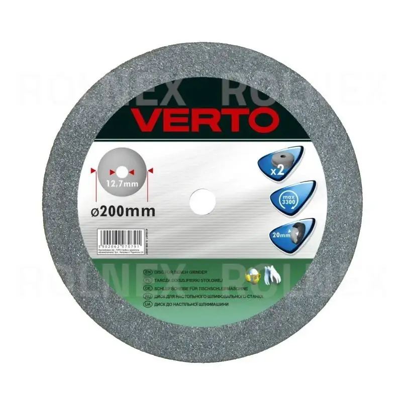 Tarcze Szlifierskie 200x20x20 mm 2 Szt 61H607 Dodaj do koszyka