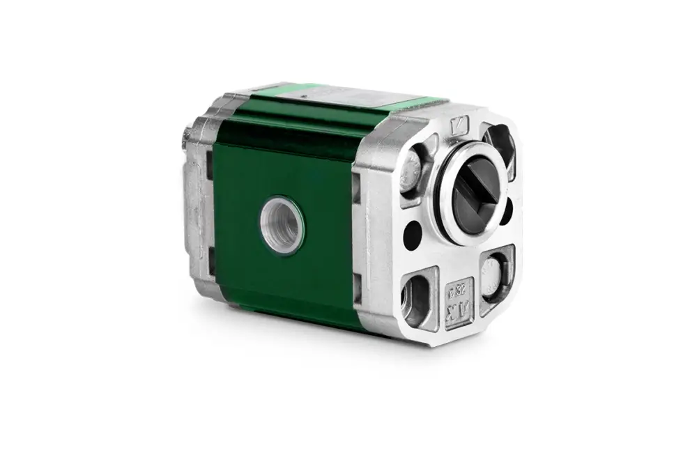 Obniżka ceny Pompa hydrauliczna zębata XV-1P/4,9 cm3/obrót X1P2931CBBA + sprzęgło szczelinowe - Vivolo / Vivoil