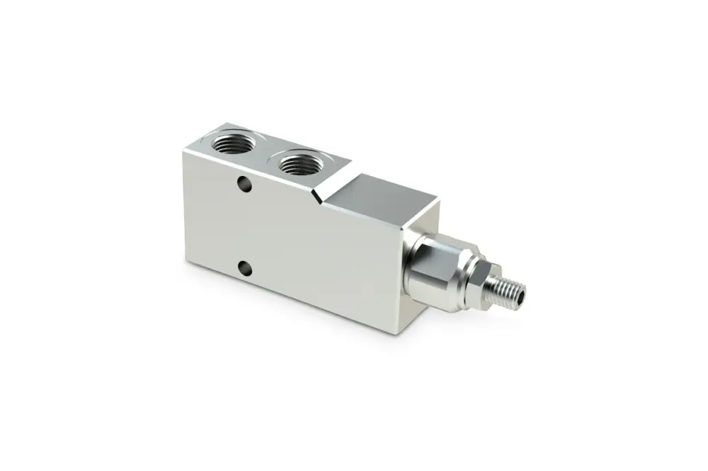 Hit sprzedaży Zawór zwrotny sterowany przeciążeniowy pojedynczy 3/8" 40l./min. 30-210bar stal VBCL3801S - Oleoweb
