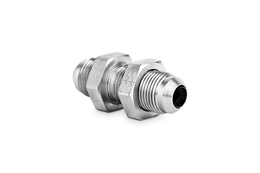 Wyprzedaż Złączka prosta grodziowa z przeciwnakrętką 1 7/8” JIC 5110-24 - IMM / Interpump