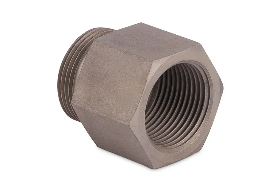 Do wyczerpania zapasów korpus przyłączki z gwintem wewnętrznym 1”BSP-M36x2 28L 7250-28LR-1NI - IMM / Interpump