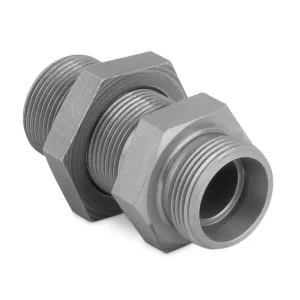 Łatwy zwrot Korpus złączki prostej grodziowej z przeciwnakrętką M45x2 35L 7020-35L-1NI - IMM / Interpump